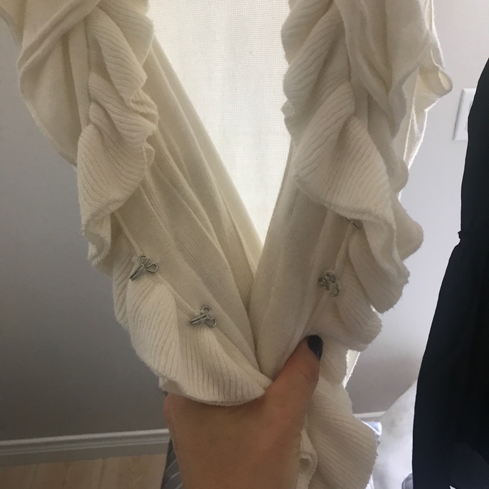 Romeo & Juliet Couture ruffle vest